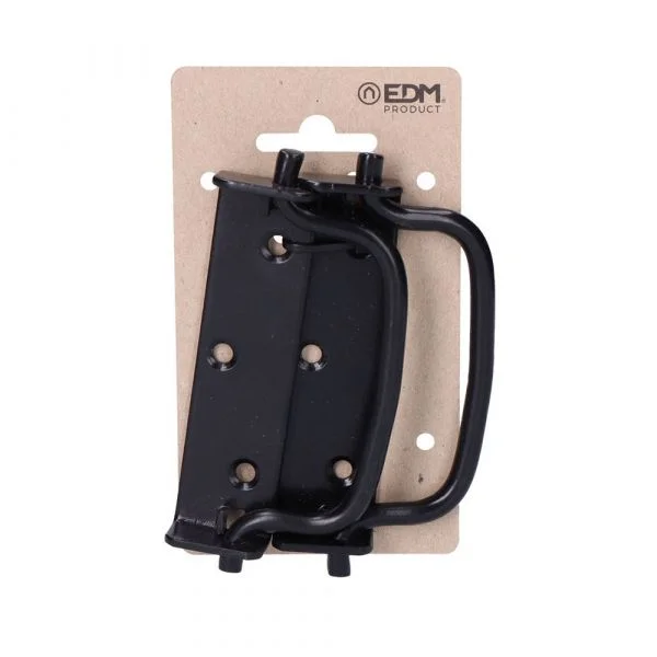 EDM 2 Uni. Pega Dobrável com Stop 100 mm Cor Preta em Cartão de Suspensão - 85213