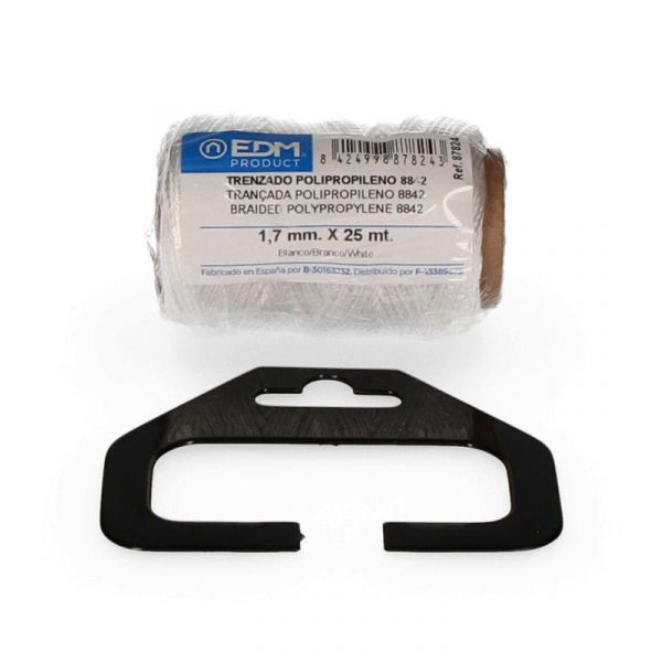 EDM Bobina Trenzada Polipropileno 8842 25Mts Blanco