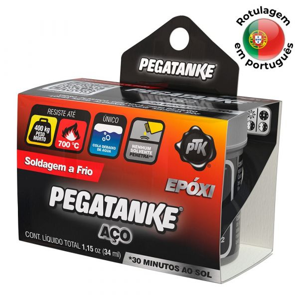 EDM Pegatanke Epoxico Clássico Preto 44g - 96473