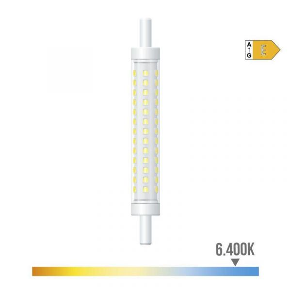 EDM Lâmpada LED R7S 118mm 8W 900LM 6400K Regulável