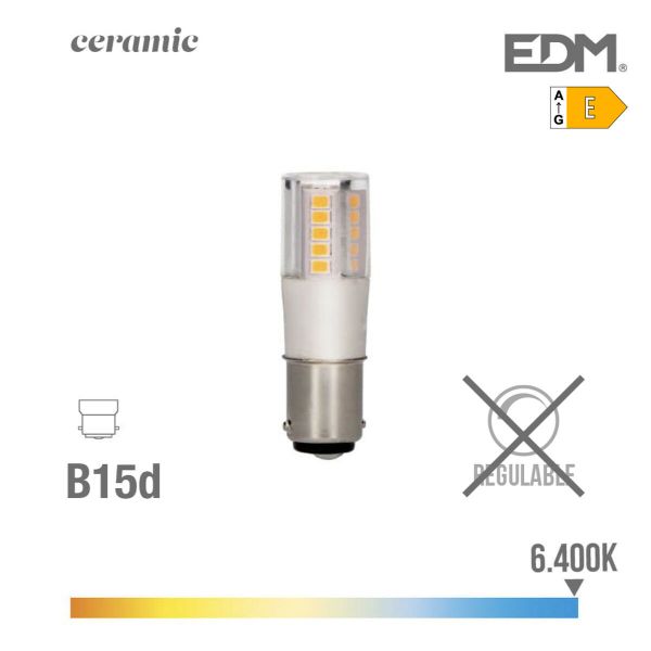 EDM Lâmpada Bayoneta Led B15d 5.5w 650 Lm 6400k - EDM98936