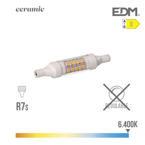 EDM Lâmpada Led 78 Mm R7s 5.5w 600 Lm 6400k Luz Fria - EDM98981