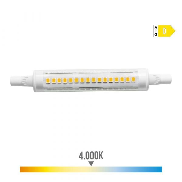 EDM Lâmpada Linear LED 98988 R7s 9W 1250lm 4000K Luz Dia 118mm