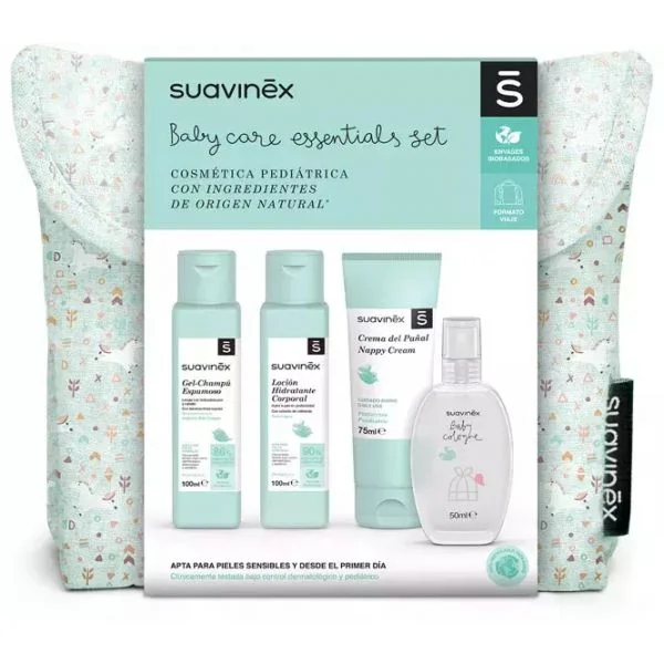 Suavinex Baby Care Essentials Eau de Cologne Green Set