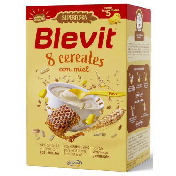 Blevit Super Fibra 8 Cereais e Mel 500g