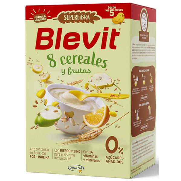 Blevit Super Fibra 8 Cereais e Frutas 500g