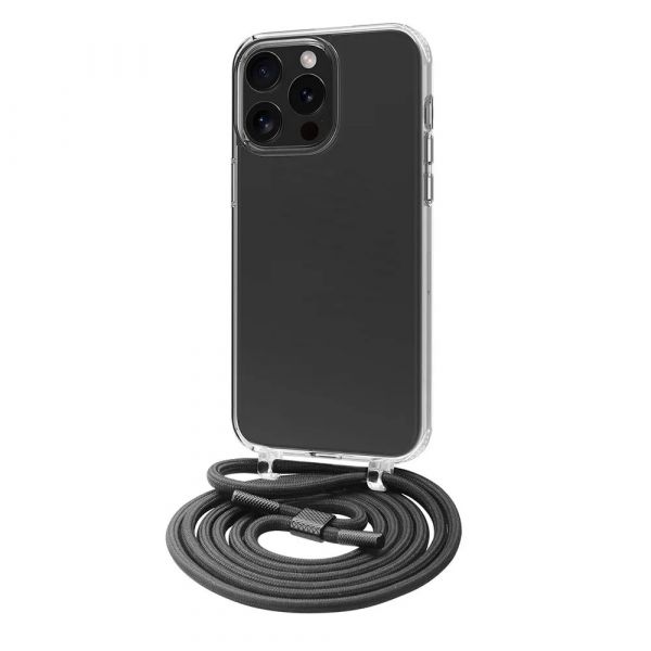 Muvit Capa Transparente para Apple iPhone 15 Pro Max Black