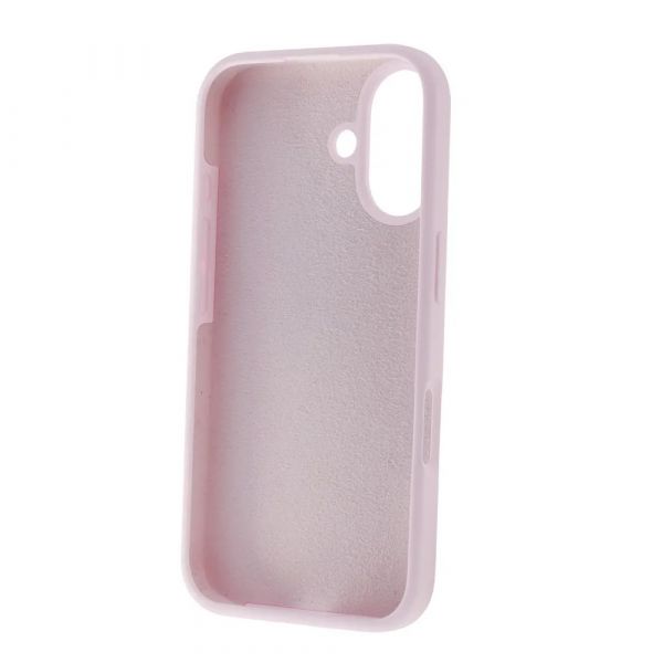 Muvit Capa Recycletek Liquid Silicone para Apple iPhone 16 Pink