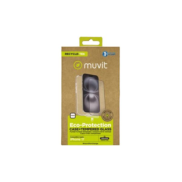 Muvit Capa Transparente para iPhone 17 Clear