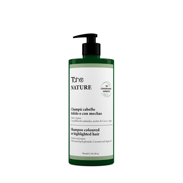 Tahe Nature Shampoo para Cabelo Pintado Ou com Madeixas sem Sulfatos 750ml
