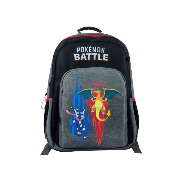CYP Mochila Pokémon Battle 42cm Preto Multicor Cinzento-Escuro