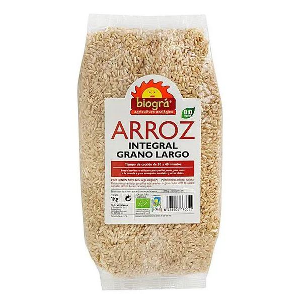 Biográ Arroz Integral de Grão Longo Bio 500 g