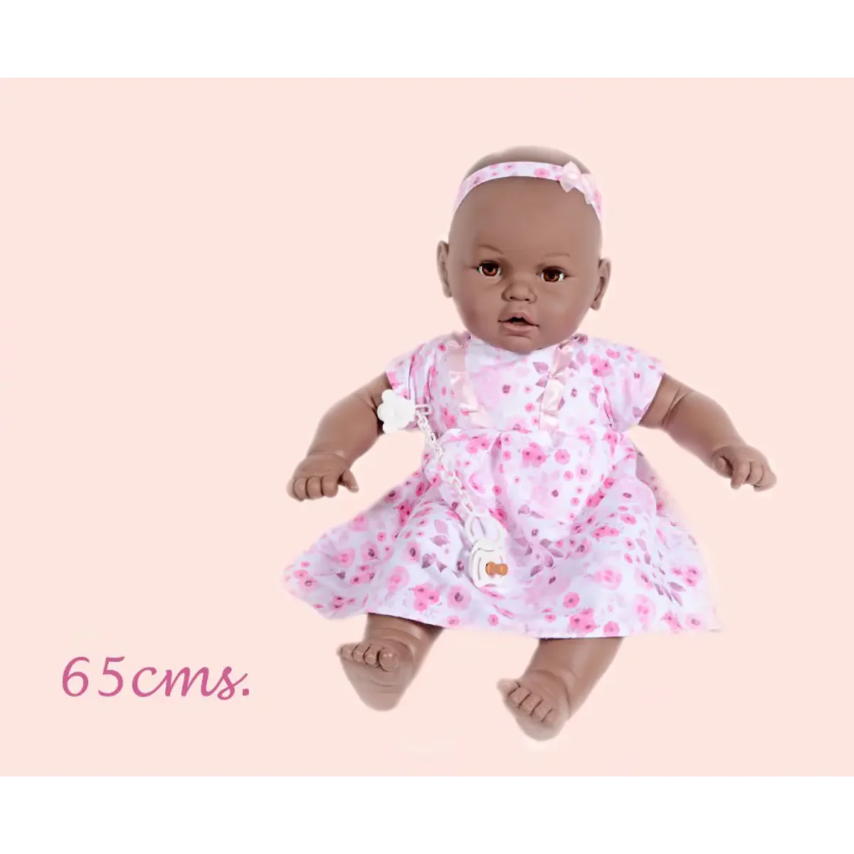 Boneca Risitas 65 cm - Negra