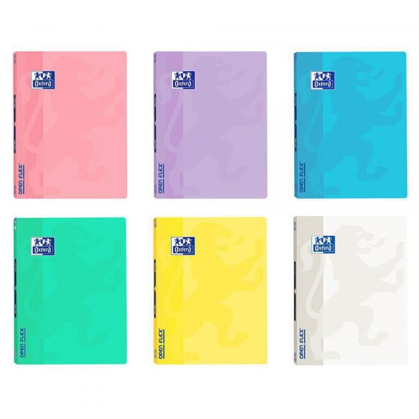 Oxford Caderno Agrafado A4 Openflex Pautado Pastel Sortido 1 Un.