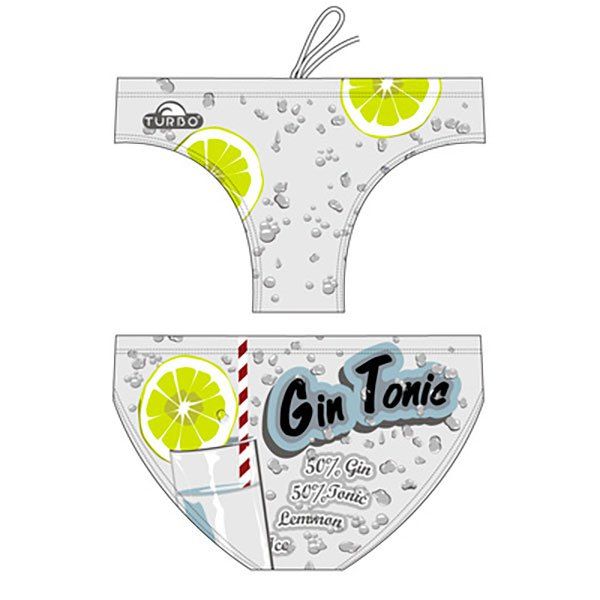 Turbo Gin Tonic Swimming Brief Branco S Homem