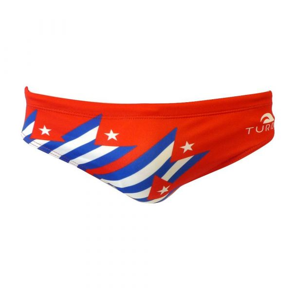 Turbo Cuba Stars Swimming Brief Vermelho M Homem
