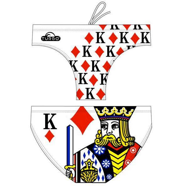Turbo King Of Hearts Swimming Brief Colorido S Homem
