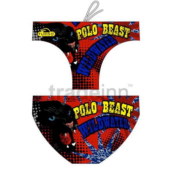 Turbo Polo Beast Swimming Brief Colorido 2XL Homem
