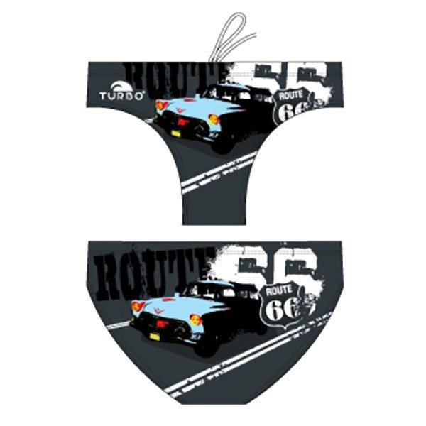 Turbo Route 66 Cadillac Swimming Brief Preto L Homem