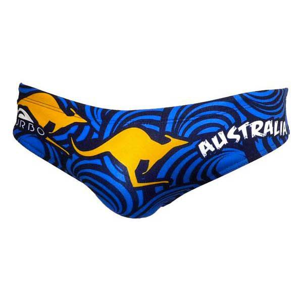 Turbo Australia Swimming Brief Azul L Homem