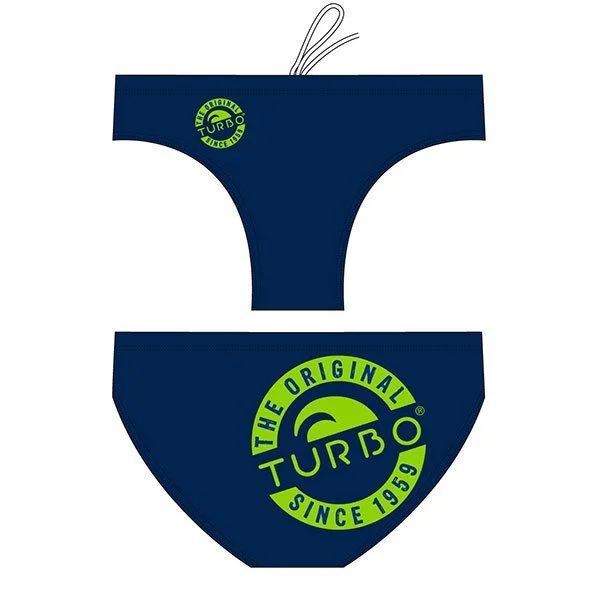 Turbo Original Waterpolo Swimming Brief Azul 3XL Homem