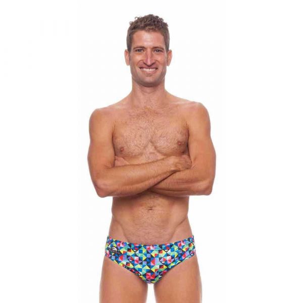 Turbo Origam Swimming Brief Colorido L Homem