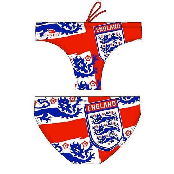 Turbo England Shield Swimming Brief Vermelho 3XL Homem
