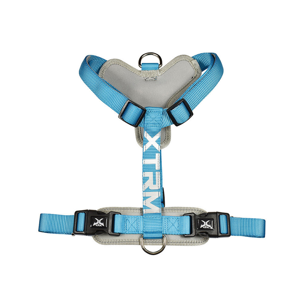 Arnês x-trm cronos neon flash 35-60x1.5cm azul nayeco