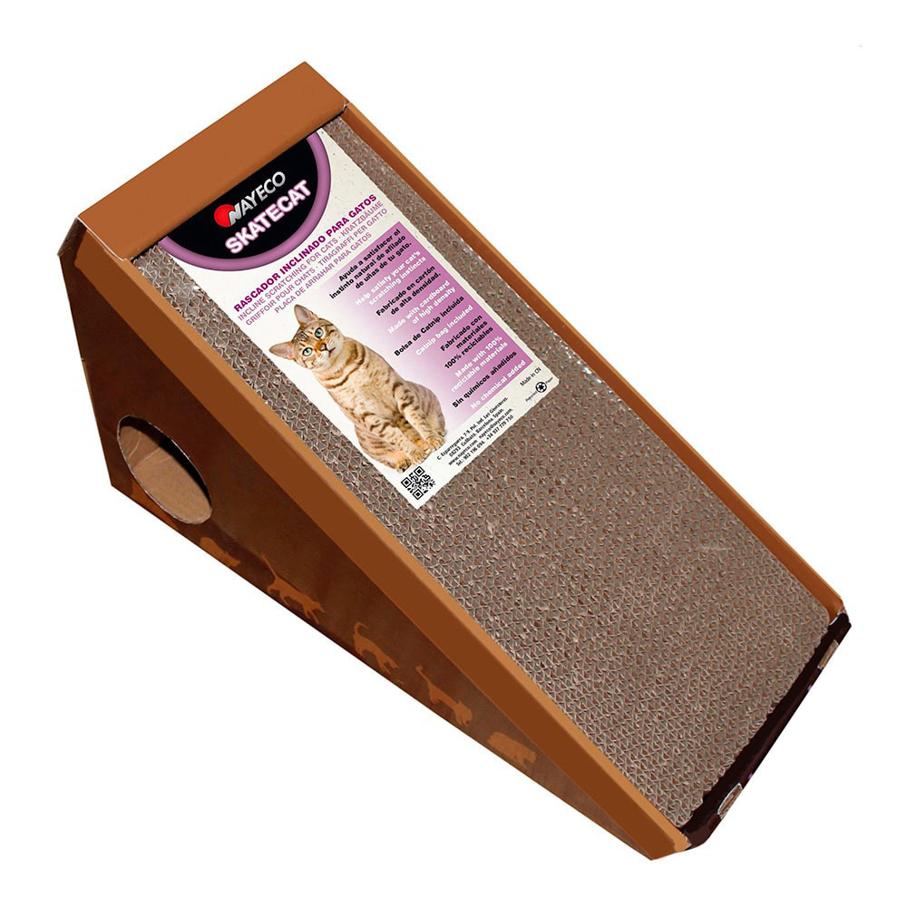 Arranhador para gatos skatecat 36x24x37cm nayeco