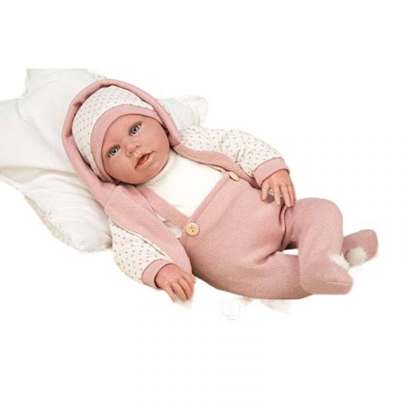 Arias Boneca Bebé Elegance Anuk Weight 54 cm Pink