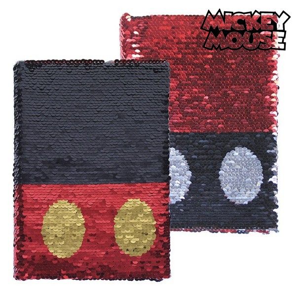 Mickey Mouse Caderno de Notas Sereia Mágica de Lantejoulas - S0723046