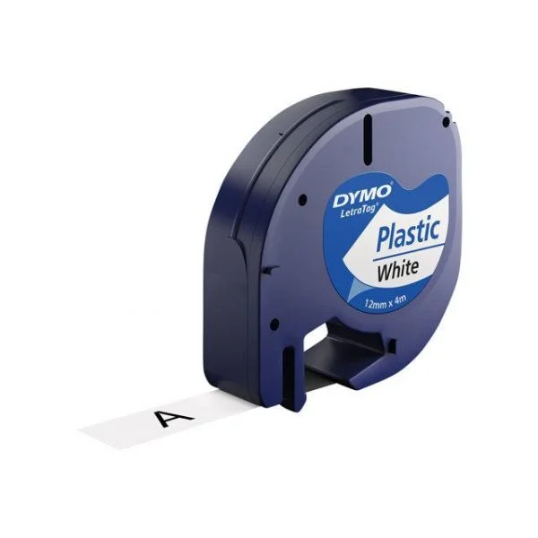 Dymo Fita LetraTag 12mmx4mm Branco - S0721610