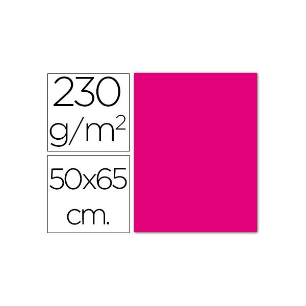 Sadipal Cartolina 50x65cm 230g 10 Un. Magenta Fluorescente