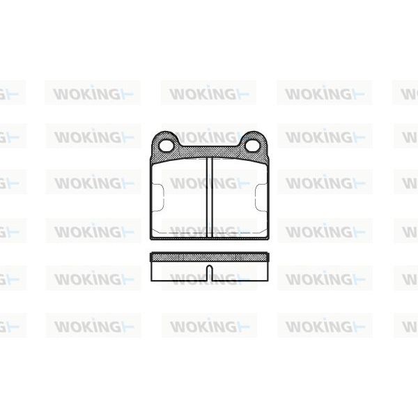 WOKING Jogo de Pastilhas para Travão de Disco - P1063.60