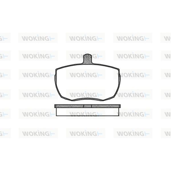 WOKING Jogo de Pastilhas para Travão de Disco - P1563.00