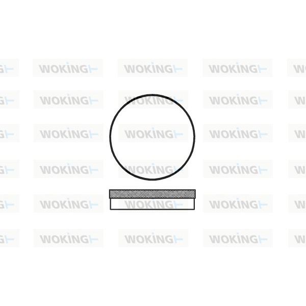 WOKING Jogo de Pastilhas para Travão de Disco - P1703.00
