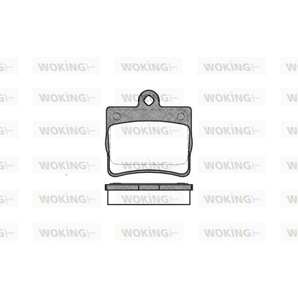 WOKING Jogo de Pastilhas para Travão de Disco - P7303.00
