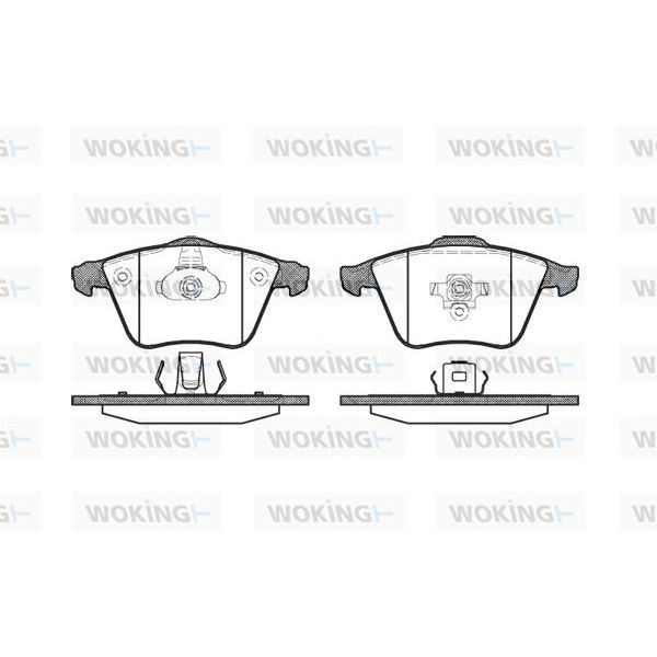 WOKING Jogo de Pastilhas para Travão de Disco - P8643.20