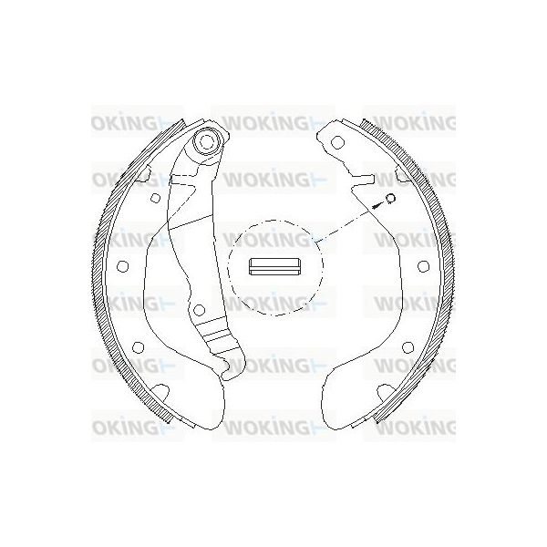 Woking Jogo de Maxilas de Travão - Z4307.00