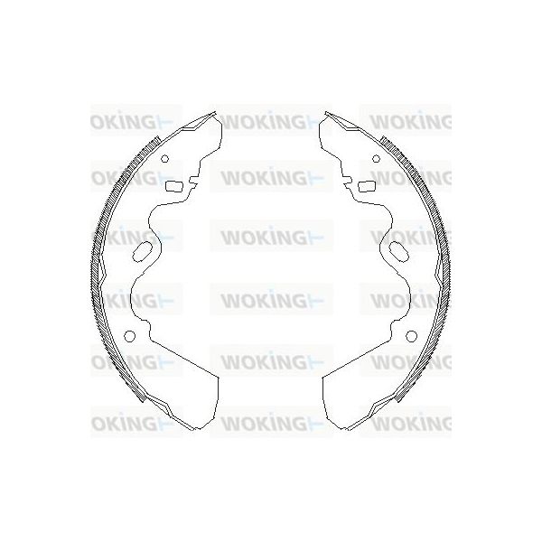 Woking Jogo de Maxilas de Travão - Z4337.00
