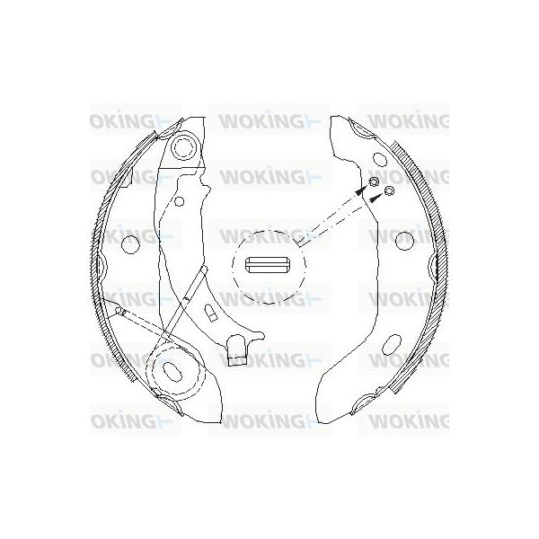 Woking Jogo de Maxilas de Travão - Z4421.00