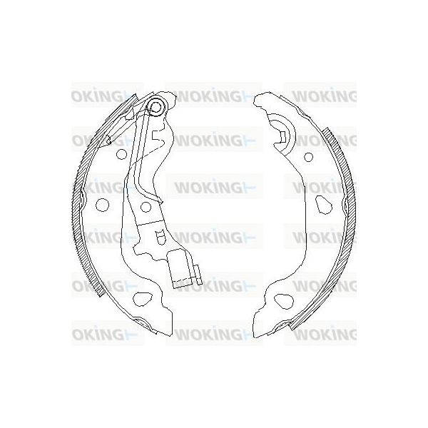 Woking Jogo de Maxilas de Travão - Z4098.00
