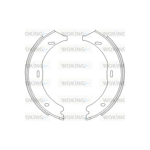 Woking Jogo de Maxilas de Travão, Travão de Est - Z4745.00