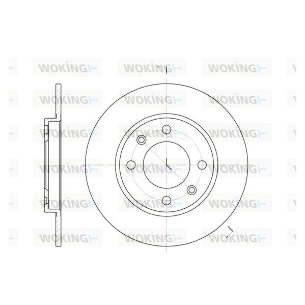 WOKING Disco de Travão - D6128.00