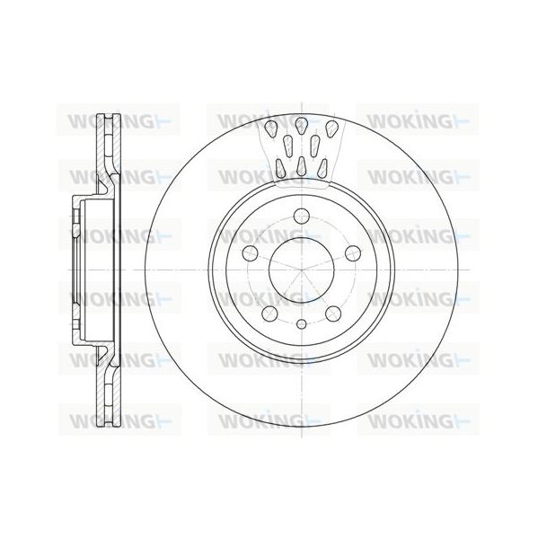 WOKING Disco de Travão - D6316.10