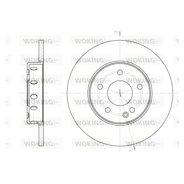 WOKING Disco de Travão - D6310.00