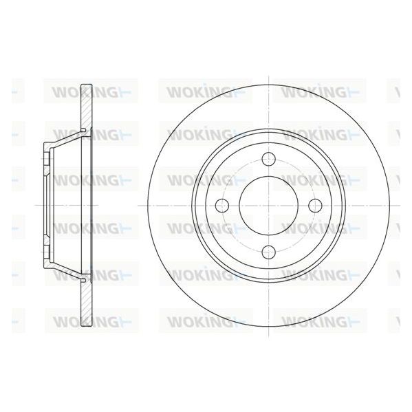 WOKING Disco de Travão - D6287.00