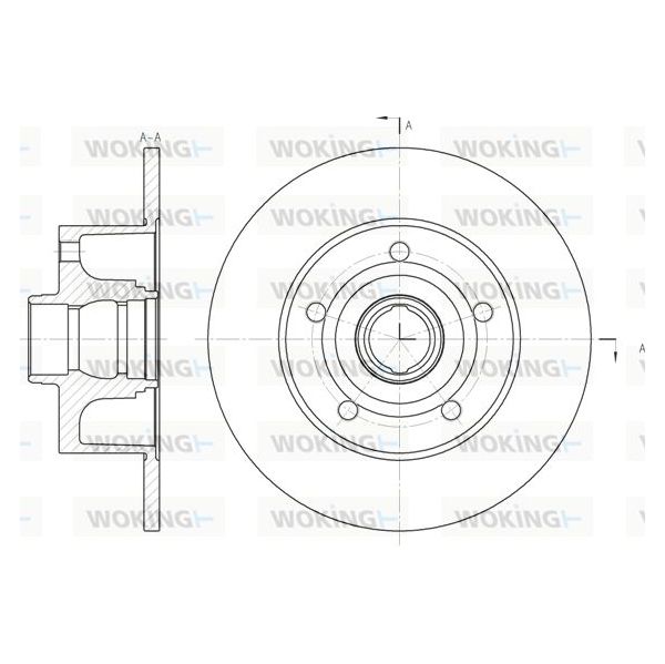 WOKING Disco de Travão - D6431.00