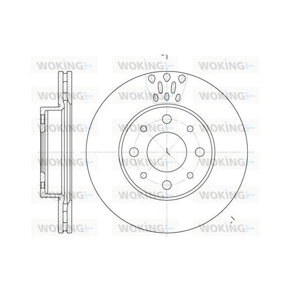 WOKING Disco de Travão - D6517.10
