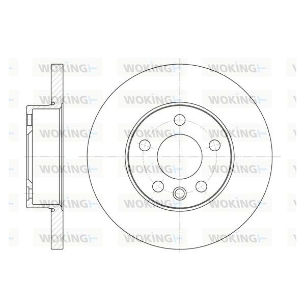 WOKING Disco de Travão - D6550.00